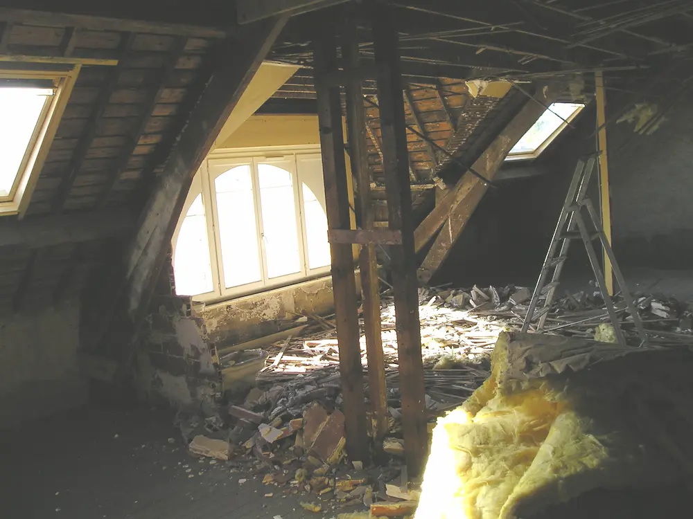Démolition combles